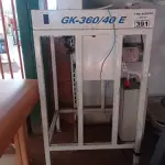 LOTE 391 - 01 GUILHOTINA MODELO GK-360/40E. (NO ESTADO, LEILÃO NÃO TEM GARANTIA E NEM DEVOLUÇÃO, SUJEITO A POSSÍVEIS AVARIAS VISÍVEIS/OCULTAS E/OU AUSÊNCIA DE COMPONENTES).
