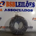 LOTE 280 - 01 ROLO DE CABO FLEXÍVEL 1X10MM NA COR PRETA.100 METROS (NOVO) (NO ESTADO, LEILÃO NÃO TEM GARANTIA E NEM DEVOLUÇÃO, SUJEITO A POSSÍVEIS AVARIAS VISÍVEIS/OCULTAS E/OU AUSÊNCIA DE COMPONENTES).
