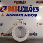 LOTE 190 - 01 ROLO DE CABO FLEXÍVEL 1X4MM NA COR BRANCA.100 METROS (NOVO) (NO ESTADO, LEILÃO NÃO TEM GARANTIA E NEM DEVOLUÇÃO, SUJEITO A POSSÍVEIS AVARIAS VISÍVEIS/OCULTAS E/OU AUSÊNCIA DE COMPONENTES).
