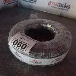 LOTE 060 - 01 ROLO DE CABO FLEXÍVEL 1X10MM NA COR PRETA.100 METROS (NOVO) (NO ESTADO, LEILÃO NÃO TEM GARANTIA E NEM DEVOLUÇÃO, SUJEITO A POSSÍVEIS AVARIAS VISÍVEIS/OCULTAS E/OU AUSÊNCIA DE COMPONENTES).