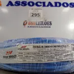 LOTE 295 - 01 ROLO DE CABO FLEXÍVEL 1X10MM NA COR AZUL.100 METROS (NOVO) (NO ESTADO, LEILÃO NÃO TEM GARANTIA E NEM DEVOLUÇÃO, SUJEITO A POSSÍVEIS AVARIAS VISÍVEIS/OCULTAS E/OU AUSÊNCIA DE COMPONENTES).