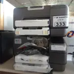 LOTE 333 - 02 IMPRESSORAS MARCAS HP MODELO INK JET 1200WN INCOMPLETAS. (NO ESTADO, LEILÃO NÃO TEM GARANTIA E NEM DEVOLUÇÃO, SUJEITO A POSSÍVEIS AVARIAS VISÍVEIS/OCULTAS E/OU AUSÊNCIA DE COMPONENTES).