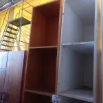 LOTE 419 - 02 NICHOS EM MADEIRA. (NO ESTADO, LEILÃO NÃO TEM GARANTIA E NEM DEVOLUÇÃO, SUJEITO A POSSÍVEIS AVARIAS VISÍVEIS/OCULTAS E/OU AUSÊNCIA DE COMPONENTES).