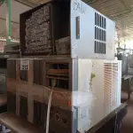 LOTE 312 - 02 SUCATAS DE AR CONDICIONADO DE EMBUTIR. (NO ESTADO, LEILÃO NÃO TEM GARANTIA E NEM DEVOLUÇÃO, SUJEITO A POSSÍVEIS AVARIAS VISÍVEIS/OCULTAS E/OU AUSÊNCIA DE COMPONENTES).