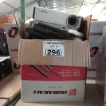LOTE 296 - 01 PROJETOR MULTIMIDIA E ELETRÔNICOS DIVERSOS. (NO ESTADO, LEILÃO NÃO TEM GARANTIA E NEM DEVOLUÇÃO, SUJEITO A POSSÍVEIS AVARIAS VISÍVEIS/OCULTAS E/OU AUSÊNCIA DE COMPONENTES).