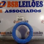 LOTE 205 - 01 ROLO DE CABO FLEXÍVEL 1X2,5MM NA COR AZUL. 100 METROS (NOVO)(NO ESTADO, LEILÃO NÃO TEM GARANTIA E NEM DEVOLUÇÃO, SUJEITO A POSSÍVEIS AVARIAS VISÍVEIS/OCULTAS E/OU AUSÊNCIA DE COMPONENTES).