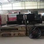 LOTE 237 - 04 EQUIPAMENTOS ELETRÔNICOS DIVERSOS. (NO ESTADO, LEILÃO NÃO TEM GARANTIA E NEM DEVOLUÇÃO, SUJEITO A POSSÍVEIS AVARIAS VISÍVEIS/OCULTAS E/OU AUSÊNCIA DE COMPONENTES).