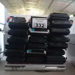LOTE 332 - 01 APARELHO DE DVD E VÁRIOS GRAVADORES ANTIGOS MARCAS E MODELOS DIVERSOS. (NO ESTADO, LEILÃO NÃO TEM GARANTIA E NEM DEVOLUÇÃO, SUJEITO A POSSÍVEIS AVARIAS VISÍVEIS/OCULTAS E/OU AUSÊNCIA DE COMPONENTES).
