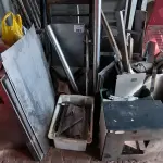 LOTE 003 - SUCATA FERRO E INOX. (NO ESTADO, NÃO SABEMOS SE FUNCIONA. LEILÃO NÃO TEM GARANTIA E NEM DEVOLUÇÃO).