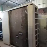 LOTE 314 - 01 CONDENSADORA MARCA HITACHI 18000BTU E 01 EVAPORADORA MARCA TRANE. (NO ESTADO, LEILÃO NÃO TEM GARANTIA E NEM DEVOLUÇÃO, SUJEITO A POSSÍVEIS AVARIAS VISÍVEIS/OCULTAS E/OU AUSÊNCIA DE COMPONENTES).