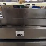 LOTE 086 - 03 CAIXAS DE INOX P/ GELAR BEBIDAS OU SALADAS. (NO ESTADO, NÃO SABEMOS SE FUNCIONA. LEILÃO NÃO TEM GARANTIA E NEM DEVOLUÇÃO). 