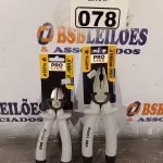 LOTE 078 - 02 ALICATES ALTA PRESSÃO, SENDO 01 PARA CORTE 6” E 01 DE 8”. (NOVO) (NO ESTADO) ATENÇÃO! FAZER A VISITAÇÃO ANTES DE ARREMATAR, NÃO SABEMOS SE FUNCIONA. LEILÃO NÃO TEM GARANTIA E NEM DEVOLUÇÃO, SUJEITO A POSSÍVEIS AVARIAS VISÍVEIS/OCULTAS E/OU AUSÊNCIA DE COMPONENTES.