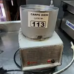 LOTE 113 - CUTTER PROCESSADOR INDUSTRIAL. (NO ESTADO, NÃO SABEMOS SE FUNCIONA. LEILÃO NÃO TEM GARANTIA E NEM DEVOLUÇÃO).