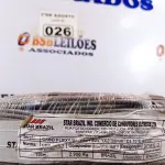 LOTE 026 - 01 CABO FLEXÍVEL DE FIO DE100M 1X2,50MM² NA COR CINZA. (NOVO) (NO ESTADO) ATENÇÃO! FAZER A VISITAÇÃO ANTES DE ARREMATAR, NÃO SABEMOS SE FUNCIONA. LEILÃO NÃO TEM GARANTIA E NEM DEVOLUÇÃO, SUJEITO A POSSÍVEIS AVARIAS VISÍVEIS/OCULTAS E/OU AUSÊNCIA DE COMPONENTES.