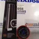 LOTE 058 - 01 GARRAFA TÉRMICA DIGITAL. (NOVO) (NO ESTADO) ATENÇÃO! FAZER A VISITAÇÃO ANTES DE ARREMATAR, NÃO SABEMOS SE FUNCIONA. LEILÃO NÃO TEM GARANTIA E NEM DEVOLUÇÃO, SUJEITO A POSSÍVEIS AVARIAS VISÍVEIS/OCULTAS E/OU AUSÊNCIA DE COMPONENTES.