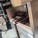 LOTE 093 - PARRILHA DE INOX DA SCHEER. (NO ESTADO, NÃO SABEMOS SE FUNCIONA. LEILÃO NÃO TEM GARANTIA E NEM DEVOLUÇÃO).
