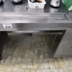 LOTE 039 - BALCÃO DE CHOPE EM INOX. (NO ESTADO, NÃO SABEMOS SE FUNCIONA. LEILÃO NÃO TEM GARANTIA E NEM DEVOLUÇÃO).