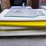 LOTE 127 - TABUAS DE POLIETILENO DIVERSOS TAMANHOS E CORES. (NO ESTADO, NÃO SABEMOS SE FUNCIONA. LEILÃO NÃO TEM GARANTIA E NEM DEVOLUÇÃO).