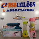 LOTE 071 - 01 MINI FERRO DE PASSAR A VAPOR E 01 LIQUIDIFICADOR PORTÁTIL. (NOVO) (NO ESTADO) ATENÇÃO! FAZER A VISITAÇÃO ANTES DE ARREMATAR, NÃO SABEMOS SE FUNCIONA. LEILÃO NÃO TEM GARANTIA E NEM DEVOLUÇÃO, SUJEITO A POSSÍVEIS AVARIAS VISÍVEIS/OCULTAS E/OU AUSÊNCIA DE COMPONENTES.