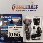 LOTE 055 - 01 BARBEADOR ELÉTRICO 3 EM 1. (NOVO) (NO ESTADO) ATENÇÃO! FAZER A VISITAÇÃO ANTES DE ARREMATAR, NÃO SABEMOS SE FUNCIONA. LEILÃO NÃO TEM GARANTIA E NEM DEVOLUÇÃO, SUJEITO A POSSÍVEIS AVARIAS VISÍVEIS/OCULTAS E/OU AUSÊNCIA DE COMPONENTES.