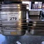 LOTE 279 - 15 CUBAS GN GASTRONORMES 1/1. (NO ESTADO, NÃO SABEMOS SE FUNCIONA. LEILÃO NÃO TEM GARANTIA E NEM DEVOLUÇÃO).