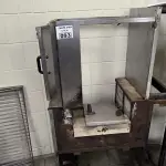 LOTE 093 - PARRILHA DE INOX DA SCHEER. (NO ESTADO, NÃO SABEMOS SE FUNCIONA. LEILÃO NÃO TEM GARANTIA E NEM DEVOLUÇÃO).