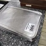 LOTE 066 - BANDEJAS INOX. (NO ESTADO, NÃO SABEMOS SE FUNCIONA. LEILÃO NÃO TEM GARANTIA E NEM DEVOLUÇÃO).