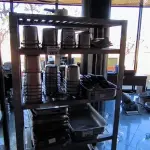 LOTE 209 - ESTANTE INOX. (NO ESTADO, NÃO SABEMOS SE FUNCIONA. LEILÃO NÃO TEM GARANTIA E NEM DEVOLUÇÃO).