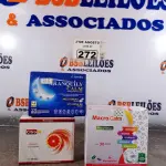 LOTE 272 - 01 MACRO CALM, 01 TRANQUILY E 01 EXTRATO DE LARANJA COM VITAMINA C. (NOVO) (NO ESTADO) ATENÇÃO! FAZER A VISITAÇÃO ANTES DE ARREMATAR, NÃO SABEMOS SE FUNCIONA. LEILÃO NÃO TEM GARANTIA E NEM DEVOLUÇÃO, SUJEITO A POSSÍVEIS AVARIAS VISÍVEIS/OCULTAS E/OU AUSÊNCIA DE COMPONENTES.