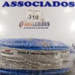 LOTE 310 - 01 CABO FLEXÍVEL DE FIO DE 100M 1X10,00MM² AZUL. (NOVO) (NO ESTADO) ATENÇÃO! FAZER A VISITAÇÃO ANTES DE ARREMATAR, NÃO SABEMOS SE FUNCIONA. LEILÃO NÃO TEM GARANTIA E NEM DEVOLUÇÃO, SUJEITO A POSSÍVEIS AVARIAS VISÍVEIS/OCULTAS E/OU AUSÊNCIA DE COMPONENTES.