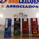 LOTE 258 - 01 LOTE COM 04 EXTRATOS DE PRÓPOLIS. (NOVO) (NO ESTADO) ATENÇÃO! FAZER A VISITAÇÃO ANTES DE ARREMATAR, NÃO SABEMOS SE FUNCIONA. LEILÃO NÃO TEM GARANTIA E NEM DEVOLUÇÃO, SUJEITO A POSSÍVEIS AVARIAS VISÍVEIS/OCULTAS E/OU AUSÊNCIA DE COMPONENTES.