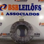 LOTE 235 - 01 CABO FLEXÍVEL DE FIO DE 100M 1X10,00MM² PRETO. (NOVO) (NO ESTADO) ATENÇÃO! FAZER A VISITAÇÃO ANTES DE ARREMATAR, NÃO SABEMOS SE FUNCIONA. LEILÃO NÃO TEM GARANTIA E NEM DEVOLUÇÃO, SUJEITO A POSSÍVEIS AVARIAS VISÍVEIS/OCULTAS E/OU AUSÊNCIA DE COMPONENTES.