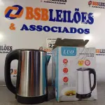 LOTE 223 - 01 CHALEIRA ELÉTRICA DE 2.3L. (NOVO) (NO ESTADO) ATENÇÃO! FAZER A VISITAÇÃO ANTES DE ARREMATAR, NÃO SABEMOS SE FUNCIONA. LEILÃO NÃO TEM GARANTIA E NEM DEVOLUÇÃO, SUJEITO A POSSÍVEIS AVARIAS VISÍVEIS/OCULTAS E/OU AUSÊNCIA DE COMPONENTES.