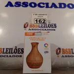 LOTE 162 - 01 UMIDIFICADOR/ AROMATIZADOR DE AR. (NOVO) (NO ESTADO) ATENÇÃO! FAZER A VISITAÇÃO ANTES DE ARREMATAR, NÃO SABEMOS SE FUNCIONA. LEILÃO NÃO TEM GARANTIA E NEM DEVOLUÇÃO, SUJEITO A POSSÍVEIS AVARIAS VISÍVEIS/OCULTAS E/OU AUSÊNCIA DE COMPONENTES.