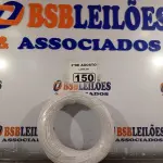 LOTE 150 - 01 CABO FLEXÍVEL DE FIO DE100M 1X2,5MM² NA COR BRANCA. (NOVO) (NO ESTADO) ATENÇÃO! FAZER A VISITAÇÃO ANTES DE ARREMATAR, NÃO SABEMOS SE FUNCIONA. LEILÃO NÃO TEM GARANTIA E NEM DEVOLUÇÃO, SUJEITO A POSSÍVEIS AVARIAS VISÍVEIS/OCULTAS E/OU AUSÊNCIA DE COMPONENTES.