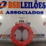 LOTE 295 - 01 CABO FLEXÍVEL DE FIO DE 100M 1X4,00MM² VERMELHO. (NOVO) (NO ESTADO) ATENÇÃO! FAZER A VISITAÇÃO ANTES DE ARREMATAR, NÃO SABEMOS SE FUNCIONA. LEILÃO NÃO TEM GARANTIA E NEM DEVOLUÇÃO, SUJEITO A POSSÍVEIS AVARIAS VISÍVEIS/OCULTAS E/OU AUSÊNCIA DE COMPONENTES.