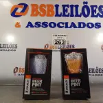 LOTE 263 - 02 COPOS TÉRMICOS DE CERVEJA BEER PINT. (NOVO) (NO ESTADO) ATENÇÃO! FAZER A VISITAÇÃO ANTES DE ARREMATAR, NÃO SABEMOS SE FUNCIONA. LEILÃO NÃO TEM GARANTIA E NEM DEVOLUÇÃO, SUJEITO A POSSÍVEIS AVARIAS VISÍVEIS/OCULTAS E/OU AUSÊNCIA DE COMPONENTES.