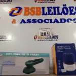 LOTE 261 - 01 MINI FERRO DE PASSAR A VAPOR E 01 01 PROCESSADOR MULTIFUNCIONAL WIRELESS. (NOVO) (NO ESTADO) ATENÇÃO! FAZER A VISITAÇÃO ANTES DE ARREMATAR, NÃO SABEMOS SE FUNCIONA. LEILÃO NÃO TEM GARANTIA E NEM DEVOLUÇÃO, SUJEITO A POSSÍVEIS AVARIAS VISÍVEIS/OCULTAS E/OU AUSÊNCIA DE COMPONENTES.