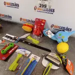 LOTE 299 - 01 LOTE COM VÁRIOS BRINQUEDOS PARA PET. (NOVO) (NO ESTADO) ATENÇÃO! FAZER A VISITAÇÃO ANTES DE ARREMATAR, NÃO SABEMOS SE FUNCIONA. LEILÃO NÃO TEM GARANTIA E NEM DEVOLUÇÃO, SUJEITO A POSSÍVEIS AVARIAS VISÍVEIS/OCULTAS E/OU AUSÊNCIA DE COMPONENTES.