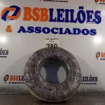 LOTE 280 - 01 CABO FLEXÍVEL DE FIO DE 100M 1X10,00MM² PRETO. (NOVO) (NO ESTADO) ATENÇÃO! FAZER A VISITAÇÃO ANTES DE ARREMATAR, NÃO SABEMOS SE FUNCIONA. LEILÃO NÃO TEM GARANTIA E NEM DEVOLUÇÃO, SUJEITO A POSSÍVEIS AVARIAS VISÍVEIS/OCULTAS E/OU AUSÊNCIA DE COMPONENTES.