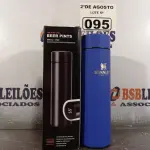 LOTE 095 - 01 GARRAFA TÉRMICA DIGITAL. (NOVO) (NO ESTADO) ATENÇÃO! FAZER A VISITAÇÃO ANTES DE ARREMATAR, NÃO SABEMOS SE FUNCIONA. LEILÃO NÃO TEM GARANTIA E NEM DEVOLUÇÃO, SUJEITO A POSSÍVEIS AVARIAS VISÍVEIS/OCULTAS E/OU AUSÊNCIA DE COMPONENTES.
