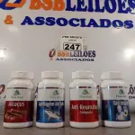 LOTE 247 - 04 SUPLEMENTOS FLORA REAL. (NOVO) (NO ESTADO) ATENÇÃO! FAZER A VISITAÇÃO ANTES DE ARREMATAR, NÃO SABEMOS SE FUNCIONA. LEILÃO NÃO TEM GARANTIA E NEM DEVOLUÇÃO, SUJEITO A POSSÍVEIS AVARIAS VISÍVEIS/OCULTAS E/OU AUSÊNCIA DE COMPONENTES.