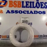 LOTE 205 - 01 CABO FLEXÍVEL DE FIO DE 100M 1X4,00MM² BRANCO. (NOVO) (NO ESTADO) ATENÇÃO! FAZER A VISITAÇÃO ANTES DE ARREMATAR, NÃO SABEMOS SE FUNCIONA. LEILÃO NÃO TEM GARANTIA E NEM DEVOLUÇÃO, SUJEITO A POSSÍVEIS AVARIAS VISÍVEIS/OCULTAS E/OU AUSÊNCIA DE COMPONENTES.