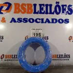 LOTE 195 - 01 CABO FLEXÍVEL DE FIO DE 100M 1X4,00MM² AZUL. (NOVO) (NO ESTADO) ATENÇÃO! FAZER A VISITAÇÃO ANTES DE ARREMATAR, NÃO SABEMOS SE FUNCIONA. LEILÃO NÃO TEM GARANTIA E NEM DEVOLUÇÃO, SUJEITO A POSSÍVEIS AVARIAS VISÍVEIS/OCULTAS E/OU AUSÊNCIA DE COMPONENTES.
