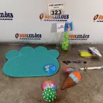 LOTE 323 - 01 LOTE COM VÁRIOS BRINQUEDOS PARA PET. (NOVO) (NO ESTADO) ATENÇÃO! FAZER A VISITAÇÃO ANTES DE ARREMATAR, NÃO SABEMOS SE FUNCIONA. LEILÃO NÃO TEM GARANTIA E NEM DEVOLUÇÃO, SUJEITO A POSSÍVEIS AVARIAS VISÍVEIS/OCULTAS E/OU AUSÊNCIA DE COMPONENTES.