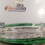 LOTE 365 - 01 CABO FLEXÍVEL DE FIO DE 100M 1X2,50MM² VERDE. (NOVO) (NO ESTADO) ATENÇÃO! FAZER A VISITAÇÃO ANTES DE ARREMATAR, NÃO SABEMOS SE FUNCIONA. LEILÃO NÃO TEM GARANTIA E NEM DEVOLUÇÃO, SUJEITO A POSSÍVEIS AVARIAS VISÍVEIS/OCULTAS E/OU AUSÊNCIA DE COMPONENTES.