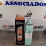 LOTE 222 - 01 GARRAFA TÉRMICA DE 800ML. (NOVO) (NO ESTADO) ATENÇÃO! FAZER A VISITAÇÃO ANTES DE ARREMATAR, NÃO SABEMOS SE FUNCIONA. LEILÃO NÃO TEM GARANTIA E NEM DEVOLUÇÃO, SUJEITO A POSSÍVEIS AVARIAS VISÍVEIS/OCULTAS E/OU AUSÊNCIA DE COMPONENTES.