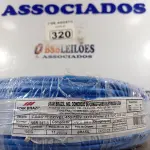 LOTE 320 - 01 CABO FLEXÍVEL DE FIO DE 100M 1X10,00MM² AZUL. (NOVO) (NO ESTADO) ATENÇÃO! FAZER A VISITAÇÃO ANTES DE ARREMATAR, NÃO SABEMOS SE FUNCIONA. LEILÃO NÃO TEM GARANTIA E NEM DEVOLUÇÃO, SUJEITO A POSSÍVEIS AVARIAS VISÍVEIS/OCULTAS E/OU AUSÊNCIA DE COMPONENTES.