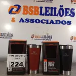 LOTE 224 - 02 COPOS TÉRMICOS DE CERVEJA BEER PINT. (NOVO) (NO ESTADO) ATENÇÃO! FAZER A VISITAÇÃO ANTES DE ARREMATAR, NÃO SABEMOS SE FUNCIONA. LEILÃO NÃO TEM GARANTIA E NEM DEVOLUÇÃO, SUJEITO A POSSÍVEIS AVARIAS VISÍVEIS/OCULTAS E/OU AUSÊNCIA DE COMPONENTES.