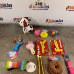LOTE 288 - 01 LOTE COM VÁRIOS BRINQUEDOS PARA PET. (NOVO) (NO ESTADO) ATENÇÃO! FAZER A VISITAÇÃO ANTES DE ARREMATAR, NÃO SABEMOS SE FUNCIONA. LEILÃO NÃO TEM GARANTIA E NEM DEVOLUÇÃO, SUJEITO A POSSÍVEIS AVARIAS VISÍVEIS/OCULTAS E/OU AUSÊNCIA DE COMPONENTES.